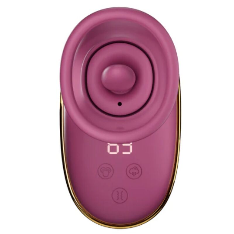 SHE.E.O - AUTOMATIC CLITORAL STIMULATING PUMP WITH LICKING EFFECT (PURPLE) - Imagen 3