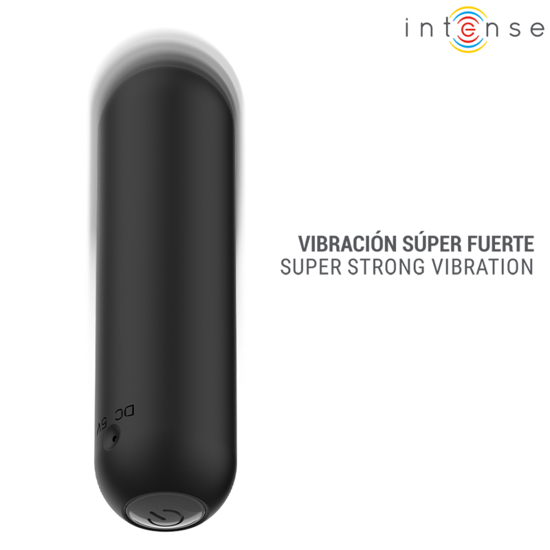 INTENSE - JUDY RECHARGEABLE VIBRATING BULLET WITH REMOTE CONTROL BLACK - Imagen 4