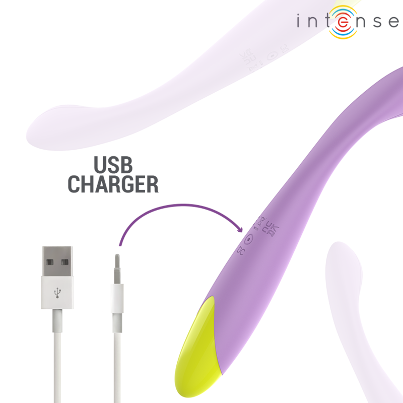INTENSE - LUCCA FLEXIBLE USB RECHARGEABLE G-POINT STIMULATOR - Imagen 5
