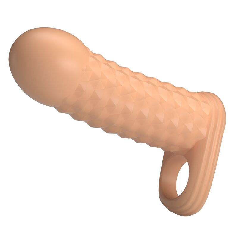 PRETTY LOVE - WOLFRAM PENIS EXTENSION SLEEVE 11.5 CM Ø 3.8 CM NATURAL - Imagen 5