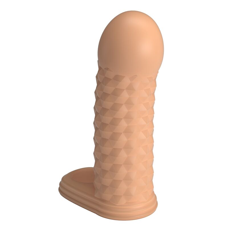 PRETTY LOVE - WOLFRAM PENIS EXTENSION SLEEVE 11.5 CM Ø 3.8 CM NATURAL - Imagen 3