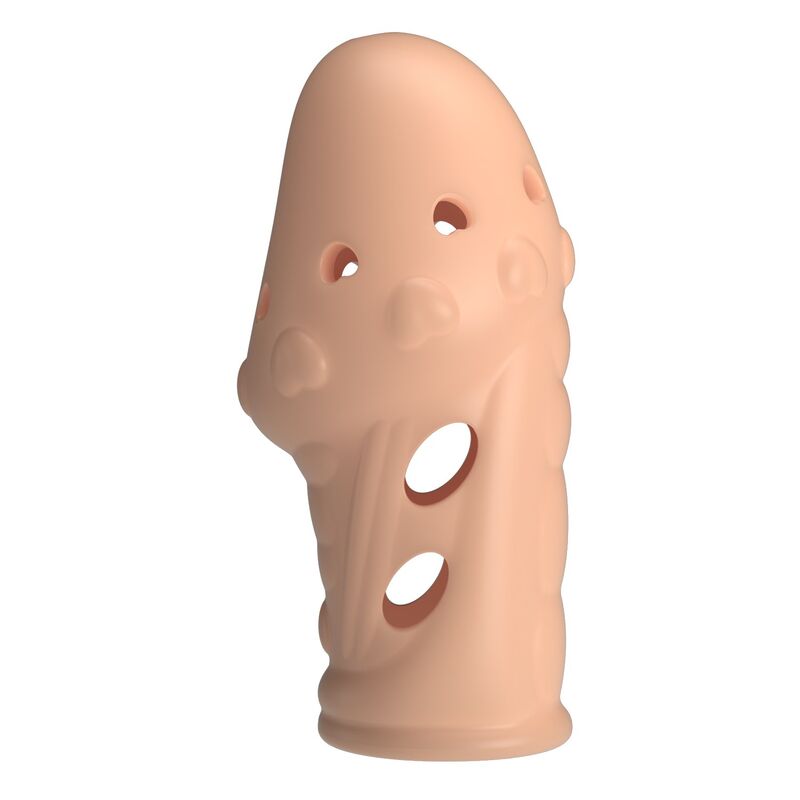 PRETTY LOVE - SOCKER TEXTURED PENIS SLEEVE NATURAL - Imagen 2