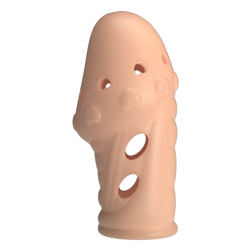 PRETTY LOVE - SOCKER TEXTURED PENIS SLEEVE NATURAL - Imagen 5