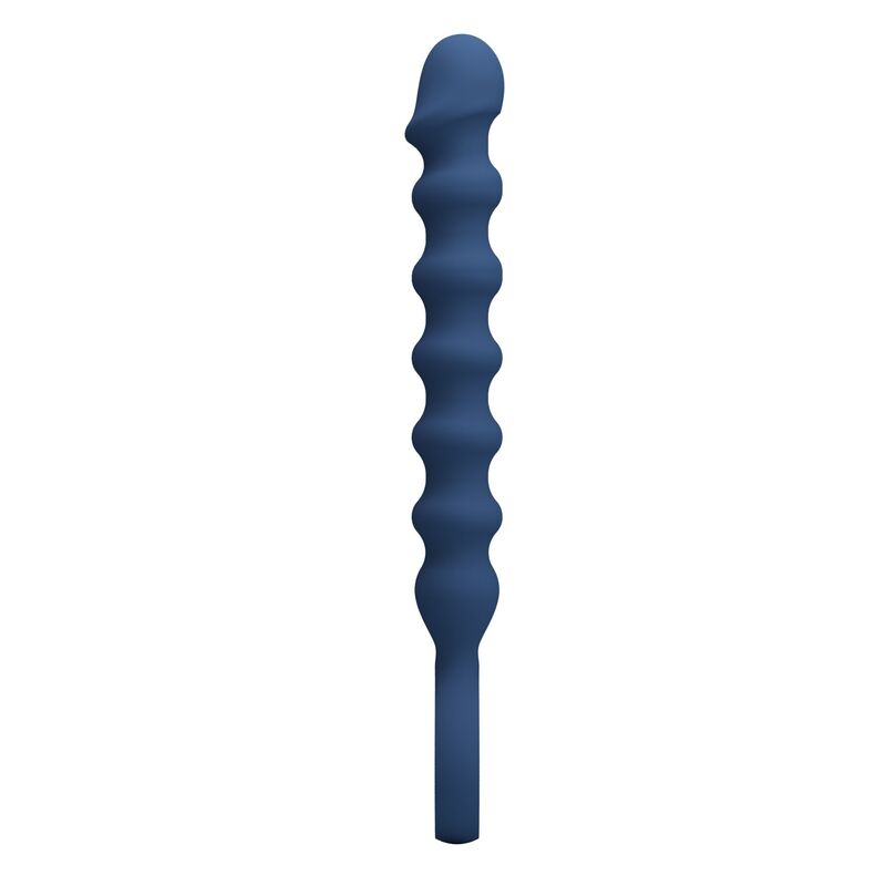 MR PLAY - BLUE SILICONE ANAL BEADS ANAL PLUG -Ø- 3,4 CM - 28.5 CM - Imagen 5