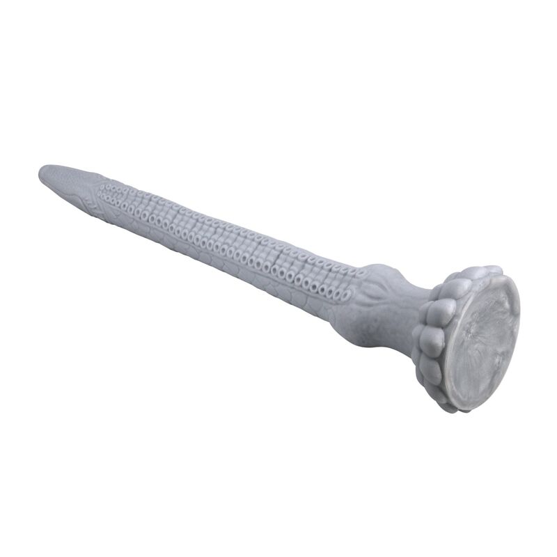 POWER MONSTERS - BASILISK FANTASY SILICONE DILDO 43 CM Ø 5 CM - Imagen 5