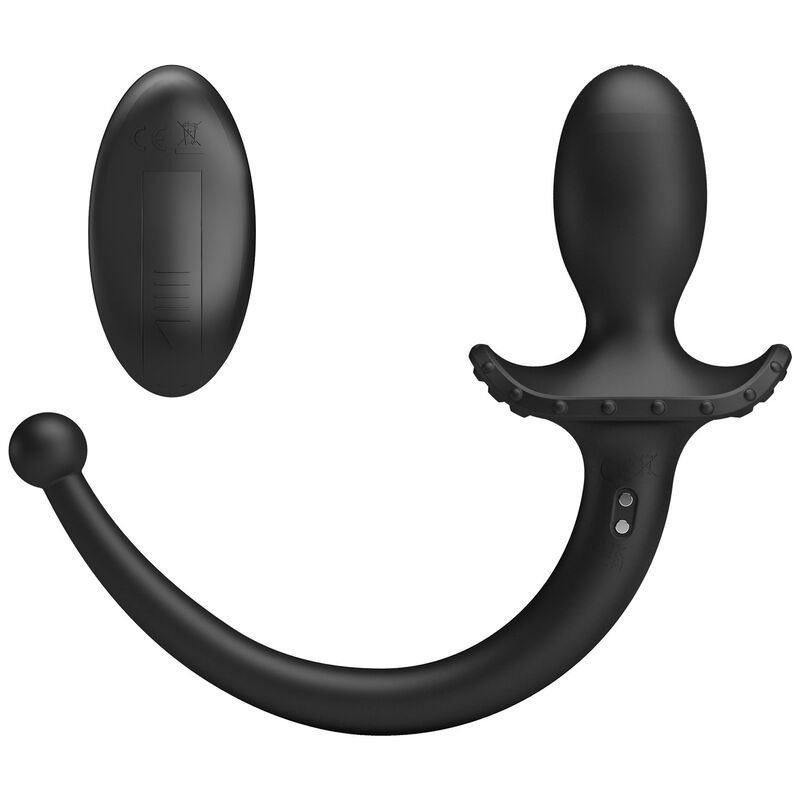 MR PLAY - WIRELESS REMOTE CONTROL ANAL AND PERINEUM VIBRATOR BLACK - Imagen 5