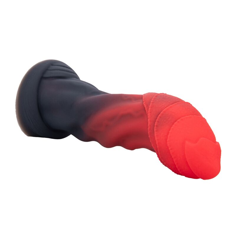 POWER MONSTERS - INFERNAL GOLIATH BICOLOR FANTASY SILICONE DILDO 25 CM Ø 6 CM - Imagen 3