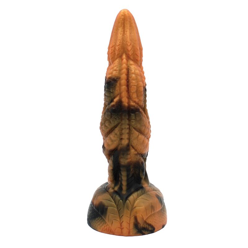 POWER MONSTERS - TYRANNOSAURUS BICOLOR FANTASY SILICONE DILDO 20.5 CM Ø 5 CM - Imagen 3