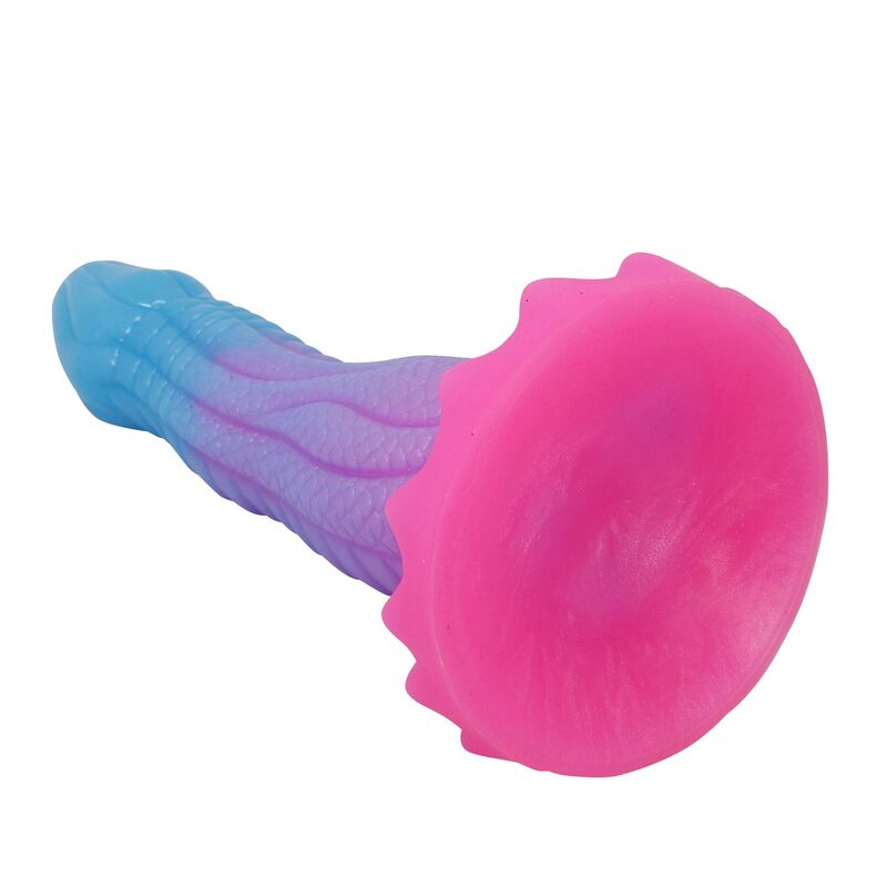 POWER MONSTERS - VOID PYTHON FANTASY DILDO WITH SUCTION CUP 20.5 CM Ø 5.2 CM BLUE, PURPLE PINK - Imagen 5