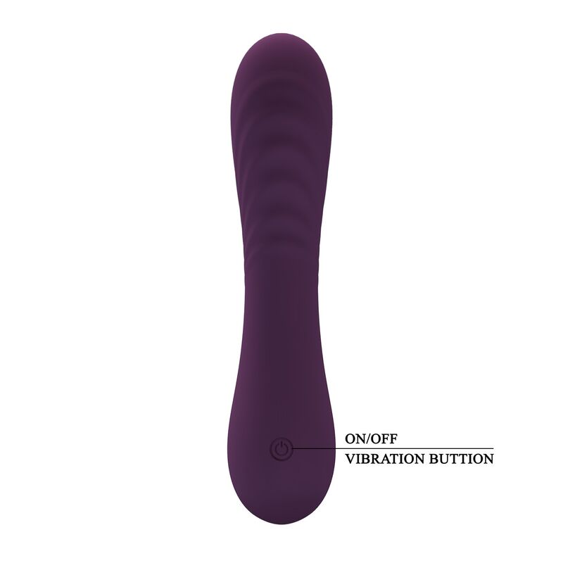 PRETTY LOVE - ALEXISROSE RECHARGEABLE VIBRATOR 10 FUNCTIONS PURPLE - Imagen 2