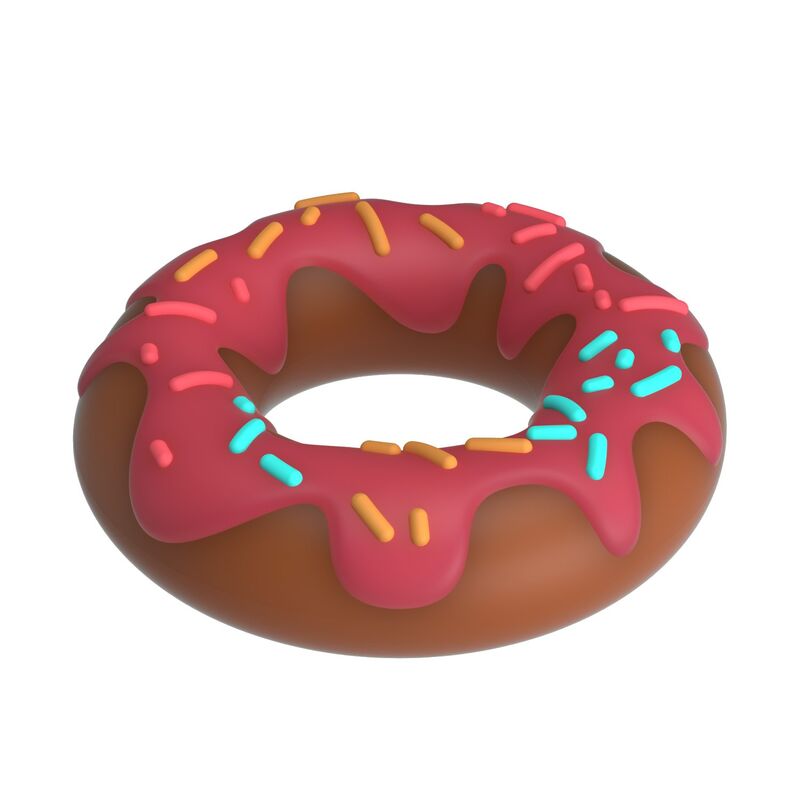 PRETTY LOVE - SUPER DONUT PENIS RING PINK - Imagen 5