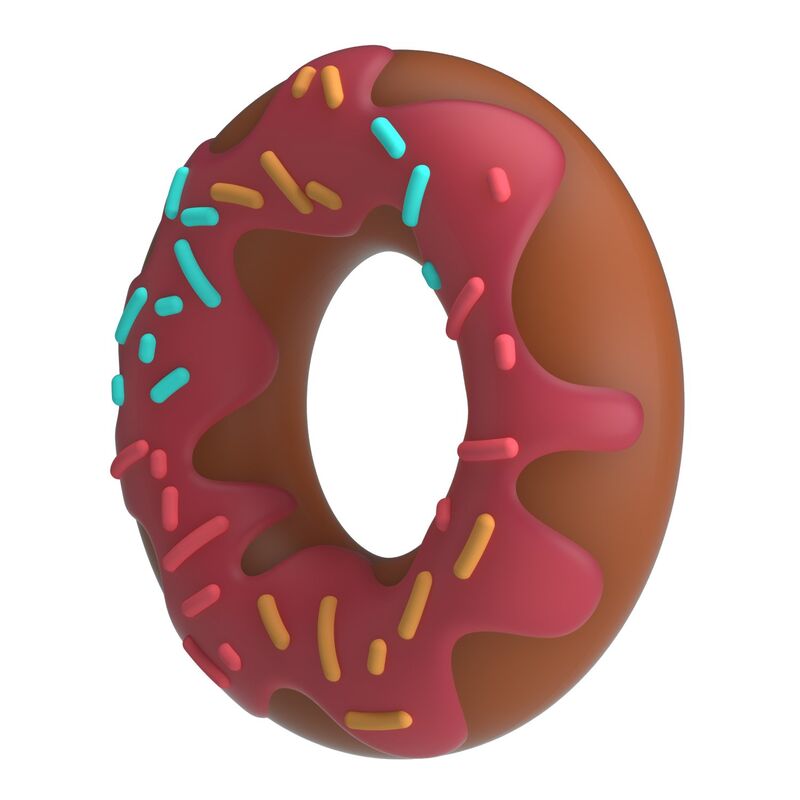 PRETTY LOVE - SUPER DONUT PENIS RING PINK - Imagen 3