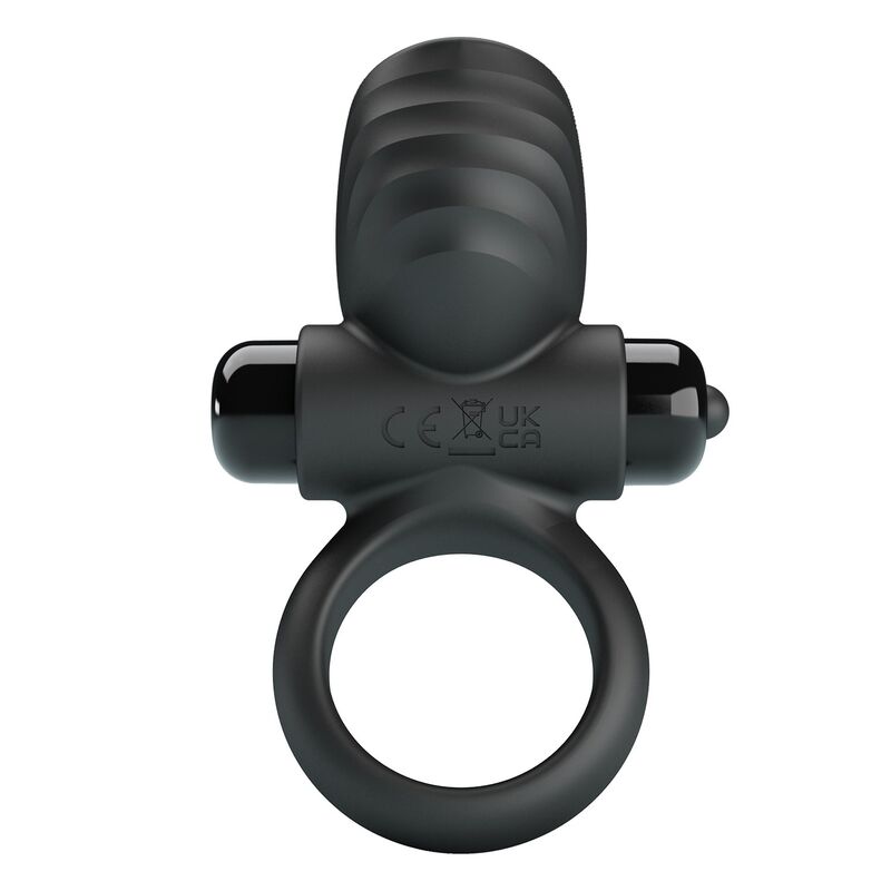 PRETTY LOVE - ADRIEN VIBRATING PENIS RING 10 FUNCTIONS BLACK - Imagen 4