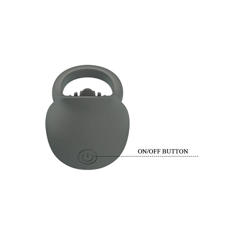 PRETTY LOVE - RECHARGEABLE VIBRATING RING WITH ORAL STIMULATION - Imagen 3