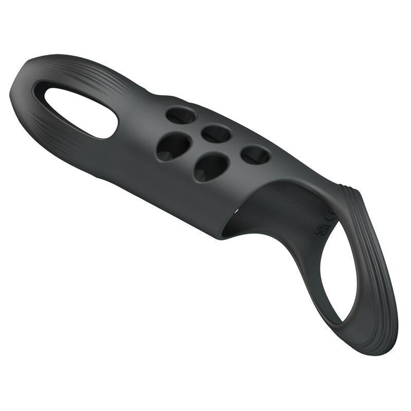 PRETTY LOVE - CRAIG RECHARGEABLE VIBRATING PENIS RING BLACK - Imagen 2