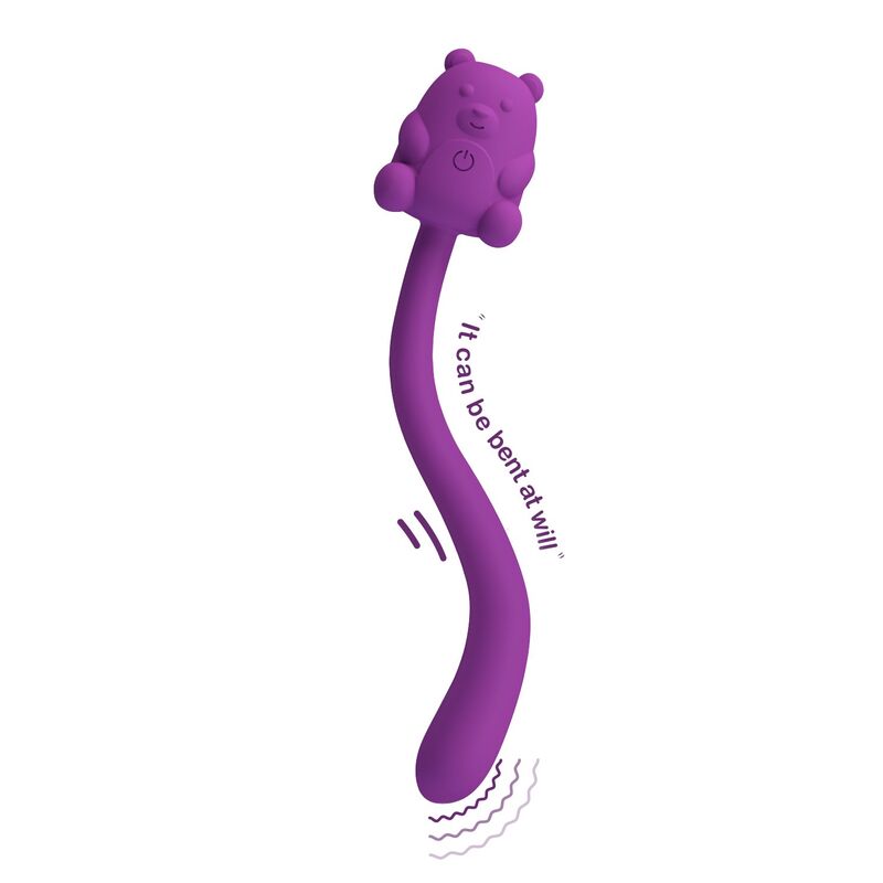 PRETTY LOVE - CUTE BEAR FLIRTING STICK RECHARGEABLE VIBRATOR - Imagen 5