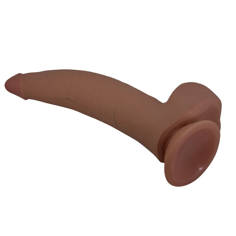PRETTY LOVE - CUTHBERT REALISTIC FLEXIBLE DILDO 20 CM Ø 5 CM TPE BROWN - Imagen 5