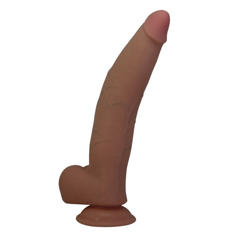 PRETTY LOVE - CUTHBERT REALISTIC FLEXIBLE DILDO 20 CM Ø 5 CM TPE BROWN - Imagen 2