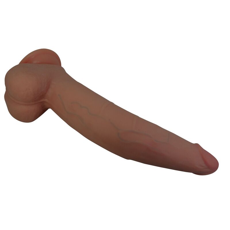 PRETTY LOVE - CUTHBERT REALISTIC FLEXIBLE DILDO 20 CM Ø 5 CM TPE BROWN - Imagen 4