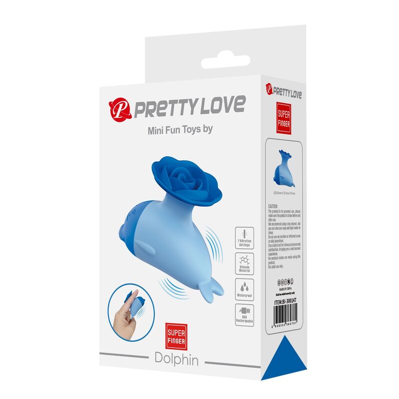 PRETTY LOVE - DOLPHIN MINI USB RECHARGEABLE VIBRATOR - Imagen 3