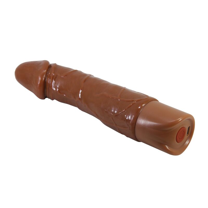 PRETTY LOVE - DONALD REALISTIC VIBRATOR 19.5 CM Ø 4 CM BROWN - Imagen 5
