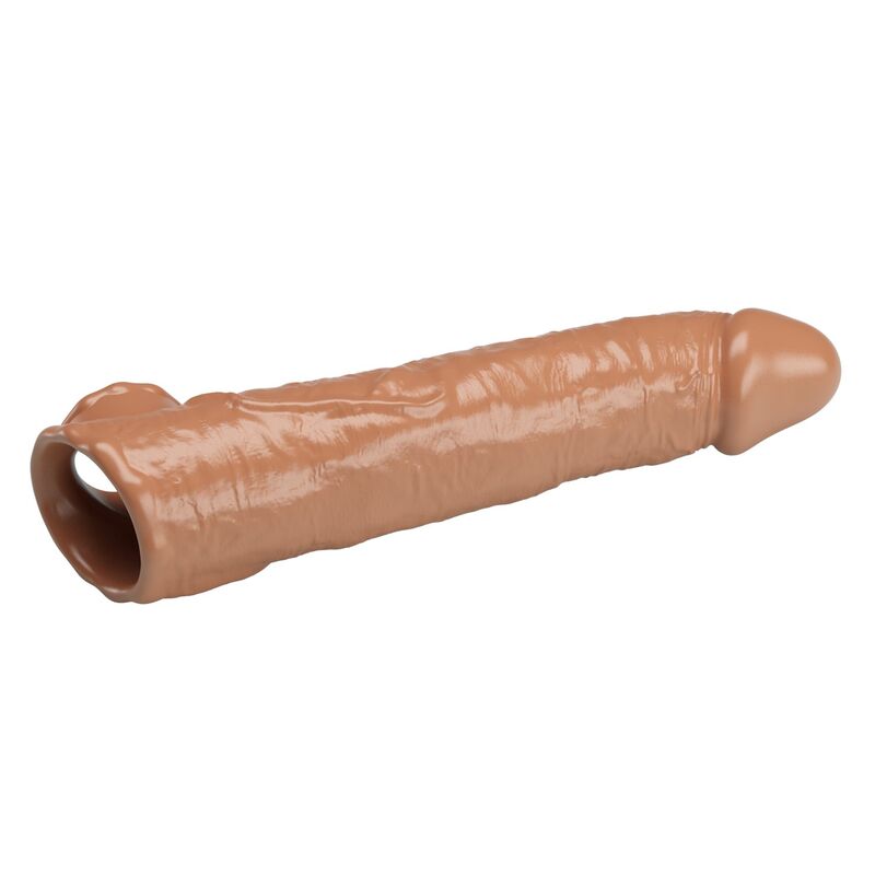 PRETTY LOVE - ADJUSTABLE PENIS EXTENSION SLEEVE 26 CM Ø 4 CM BROWN - Imagen 4
