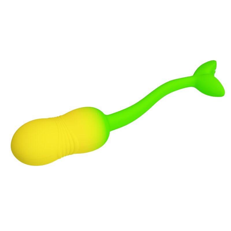 PRETTY LOVE - PULSEN APP CONTROL VIBRATING EGG 12 FUNCTIONS USB RECHARGEABLE GREEN-YELLOW - Imagen 5