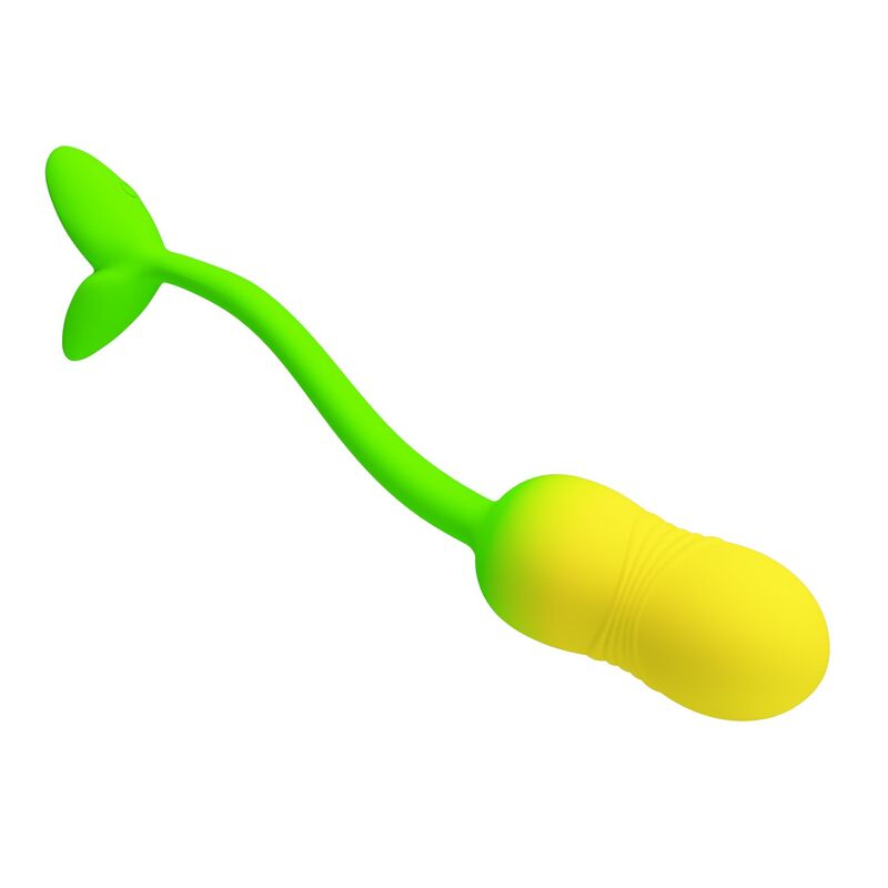 PRETTY LOVE - PULSEN APP CONTROL VIBRATING EGG 12 FUNCTIONS USB RECHARGEABLE GREEN-YELLOW - Imagen 4