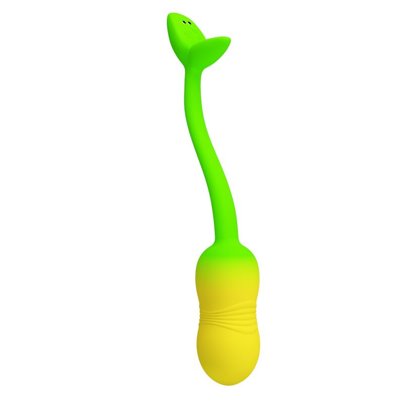 PRETTY LOVE - PULSEN APP CONTROL VIBRATING EGG 12 FUNCTIONS USB RECHARGEABLE GREEN-YELLOW - Imagen 2