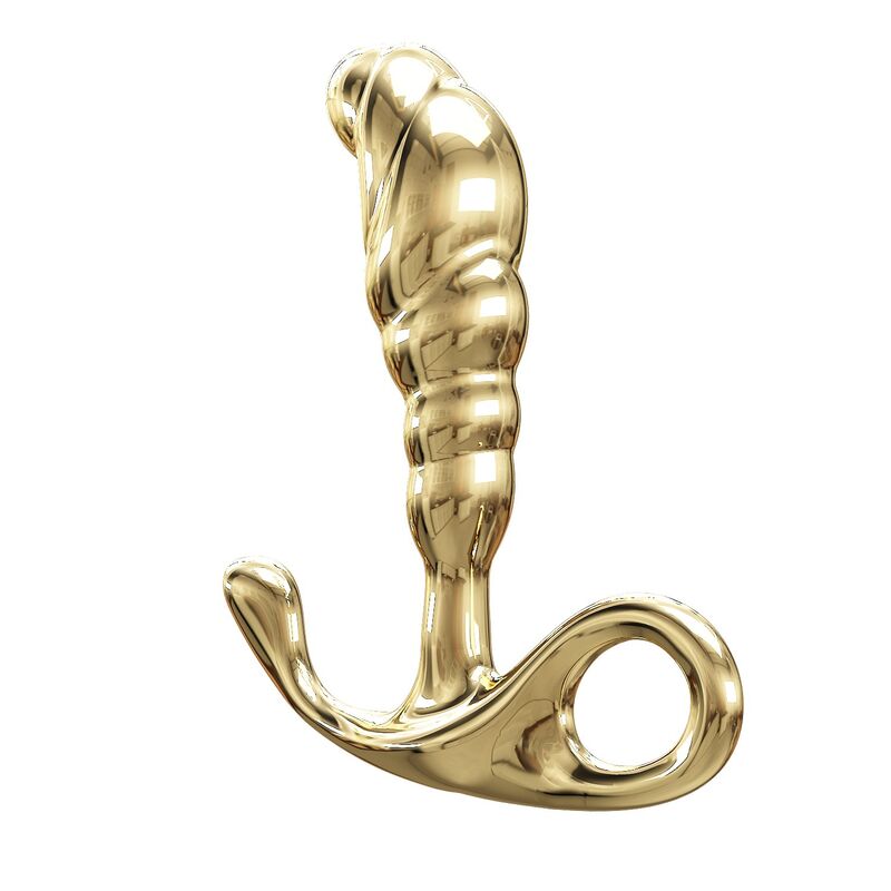 PRETTY LOVE - JACK ZINC ALLOY PROSTATE MASSAGER GOLD - Imagen 3