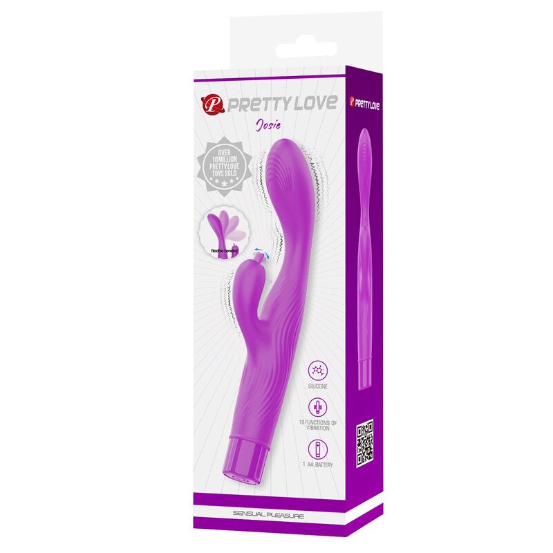 PRETTY LOVE - JENE DUAL STIMULATION G-SPOT AND CLITORAL VIBRATOR PURPLE - Imagen 3