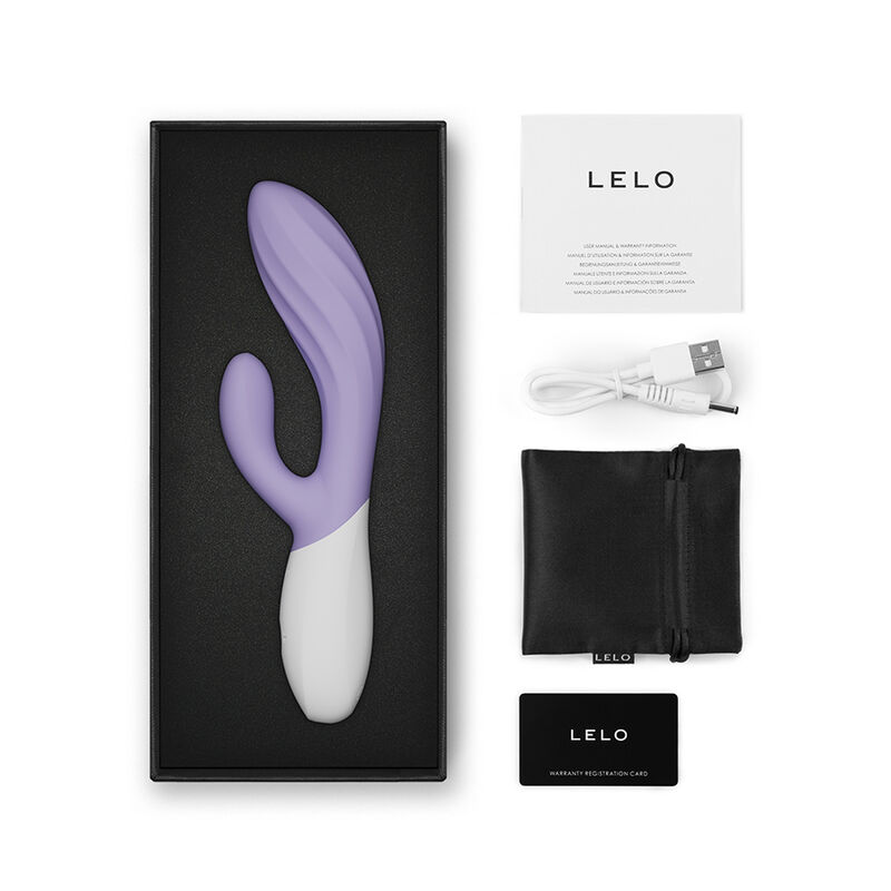 LELO - INA TWIST VIBRADOR RABBIT PUNTO G Y CLÍTORIS LAVANDA - Imagen 5