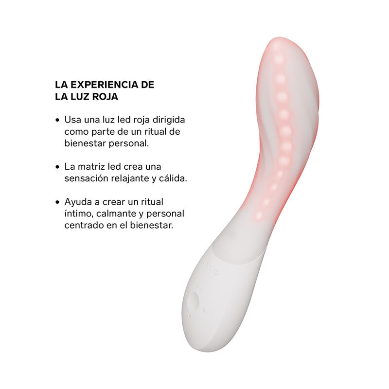 LELO - MONA SPECTRA RED LIGHT INTIMATE MASSAGER RECHARGEABLE APP-CONTROLLED - Imagen 4