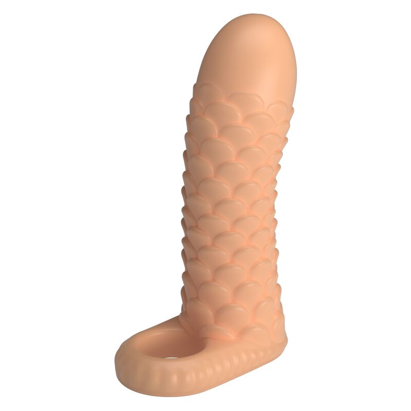 PRETTY LOVE - NESMITH PENIS EXTENSION SLEEVE 13 CM Ø 3.8 CM NATURAL - Imagen 3