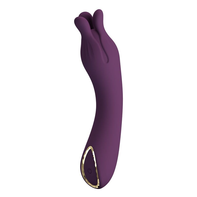 PRETTY LOVE - LUNAO RECHARGEABLE VIBRATOR 10 FUNCTIONS PURPLE - Imagen 5