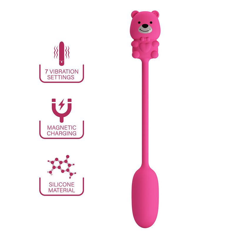 PRETTY LOVE - OLSON RECHARGEABLE BULLET VIBRATOR WITH WIRED CONTROLLER PINK - Imagen 2