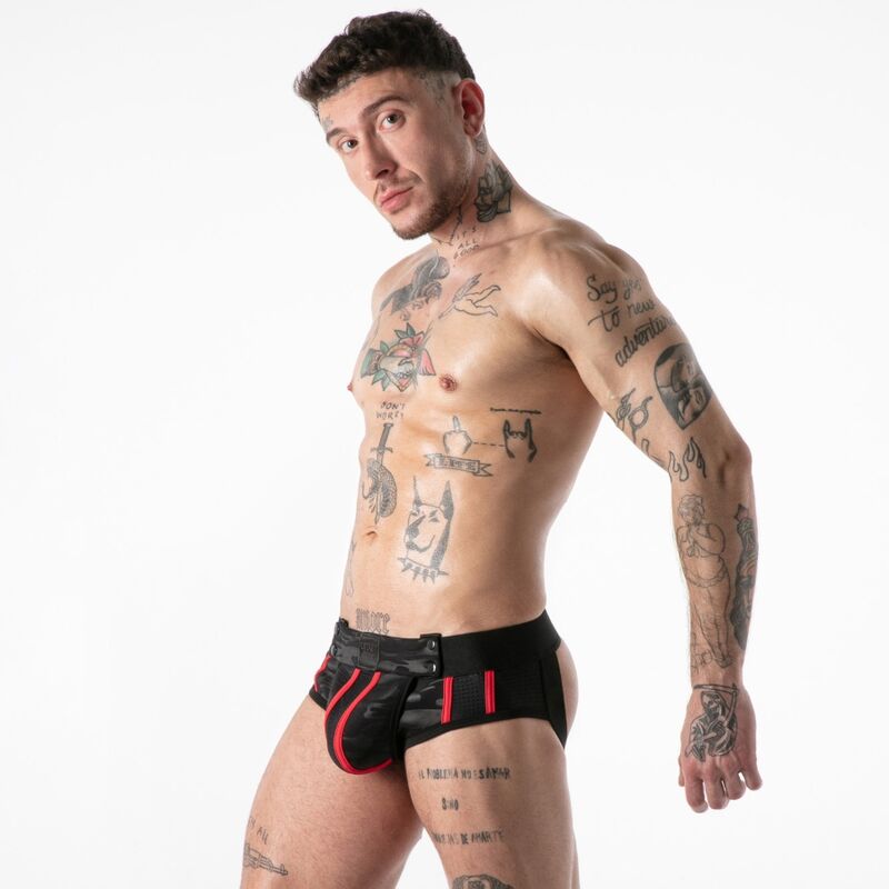 LOCKER GEAR - FULL MILITARY ACCESS JOCK BRIEF ROJO S - Imagen 2