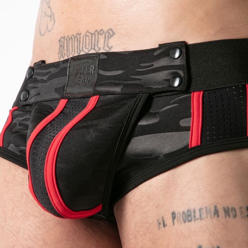 LOCKER GEAR - FULL MILITARY ACCESS JOCK BRIEF ROJO S - Imagen 5