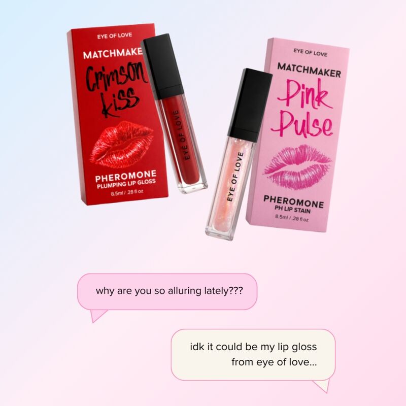 EYE OF LOVE - MATCHMAKER CRIMSON KISS RED LIP GLOSS VOLUMIZING EFFECT WITH PHEROMONES 8.5 ML - Imagen 5