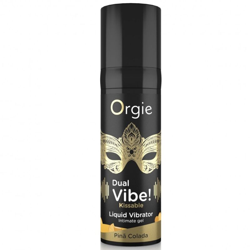 ORGIE - DUAL VIBE! PIÑA COLADA KISSABLE LIQUID VIBRATOR 15 ML - Imagen 2
