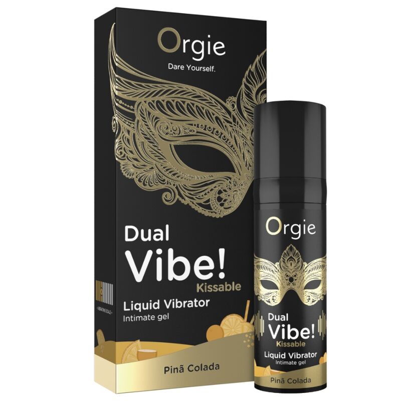 ORGIE - DUAL VIBE! PIÑA COLADA KISSABLE LIQUID VIBRATOR 15 ML - Imagen 4