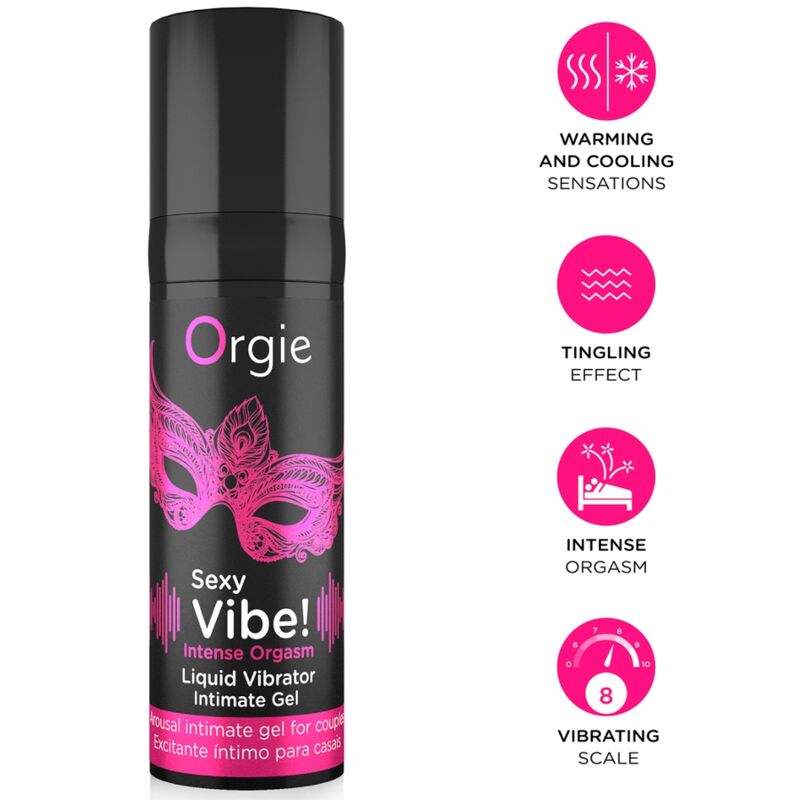 ORGIE - SEXY VIBE! INTENSE ORGASM MULTIPLE SENSATIONS INTIMATE GEL 15 ML
