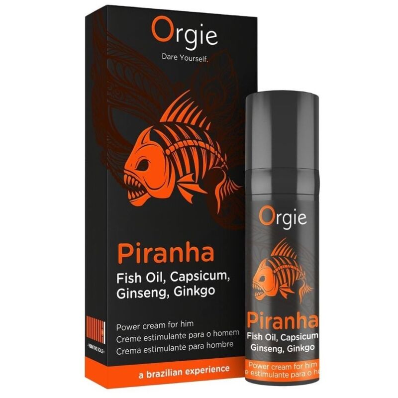 ORGIE - PIRANHA POWER CREAM FOR HIM 15 ML - Imagen 5