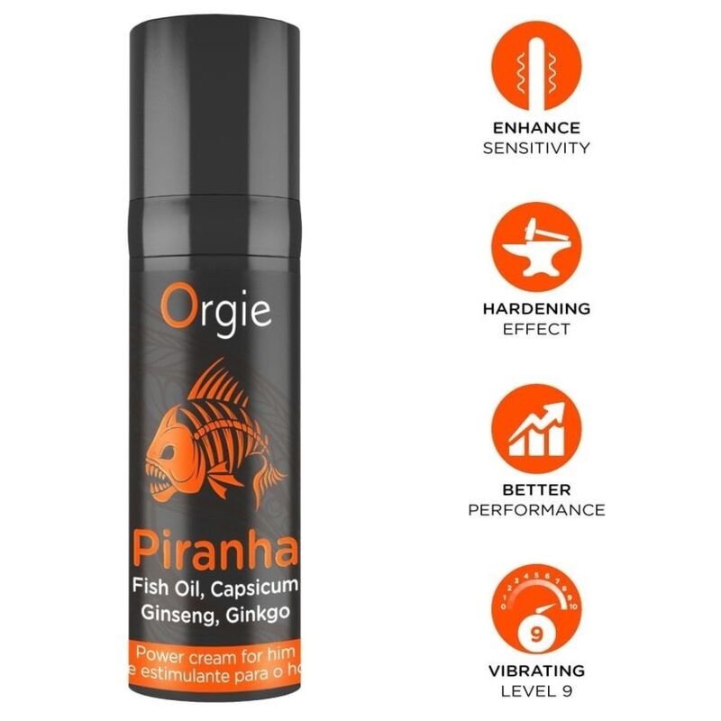 ORGIE - PIRANHA POWER CREAM FOR HIM 15 ML