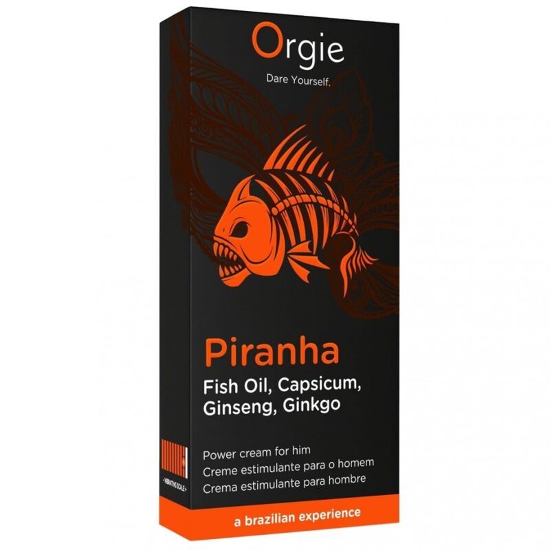 ORGIE - PIRANHA POWER CREAM FOR HIM 15 ML - Imagen 4