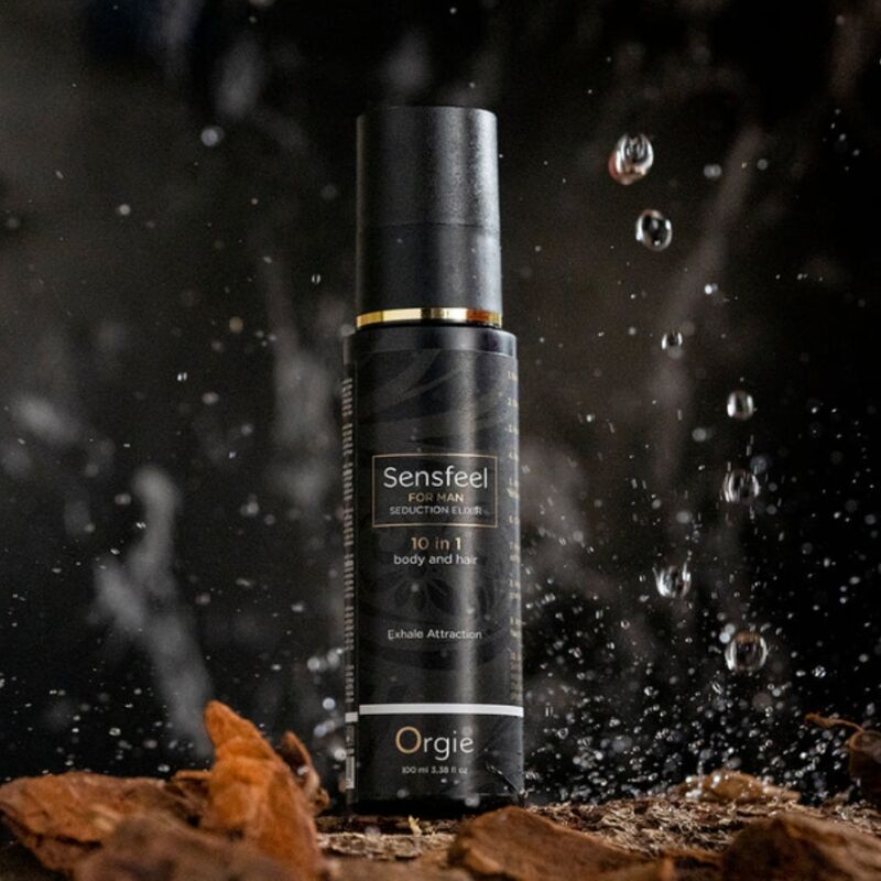 ORGIE - SENSFEEL FOR MAN SEDUCTION ELIXIR 10 IN 1 BODY AND HAIR 100 ML - Imagen 3
