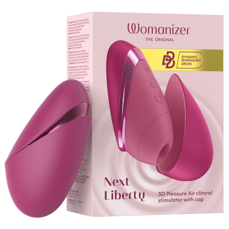 WOMANIZER - NEXT LIBERTY 3D CLITORAL STIMULATOR INTENSE PINK AIR OF PLEASURE - Imagen 3