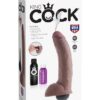 KING COCK - PENE REALÍSTICO EYACULADOR MARRÓN 22.86 CM - Imagen 3