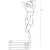 PASSION - WOMAN BS036 BODYSTOCKING ROJO TALLA ÚNICA - Imagen 2