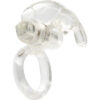 SEVEN CREATIONS - ANILLO VIBRADOR DE SILICONA TRANSPARENTE